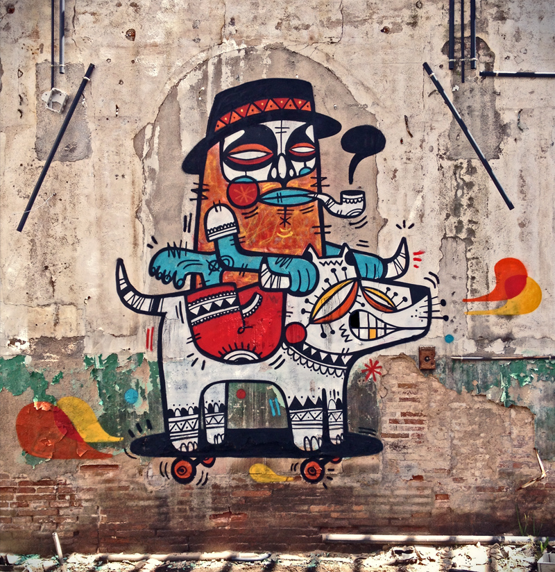 ruben sanchez art oldskull 12