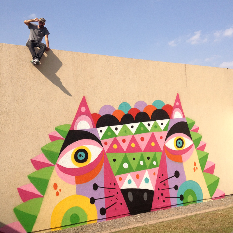 ruben sanchez art oldskull 8