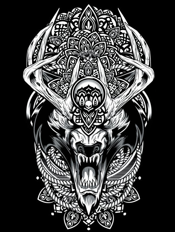 hydro74 illustration oldskull-8