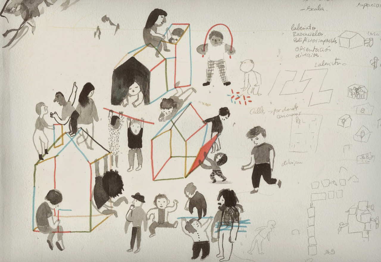 violeta lopis ilustracion