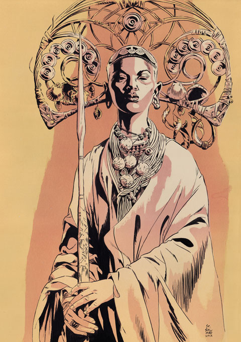 SEnor salme illustration oldskull 5
