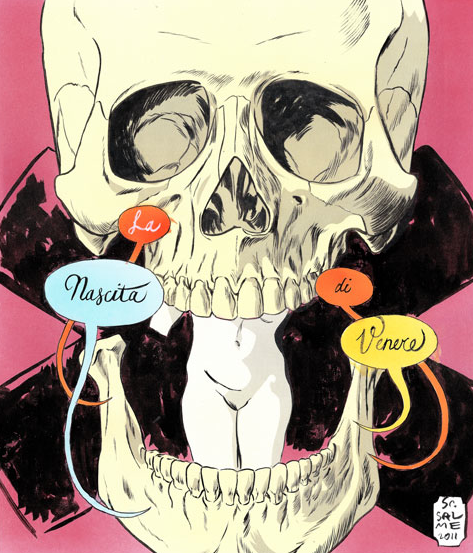 SEnor salme illustration oldskull 8