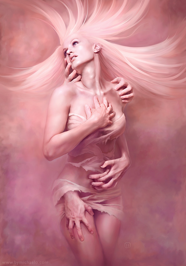 Cyborg femenino en edición digital con photoshop