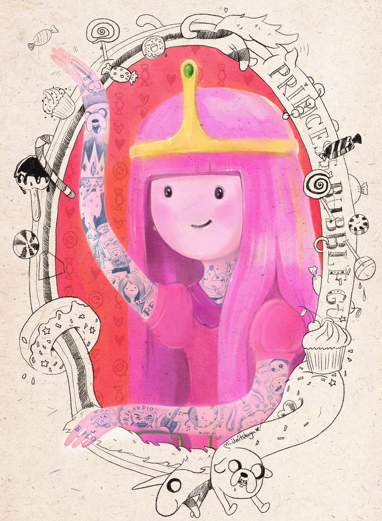 Princesa chicle hora de aventuras