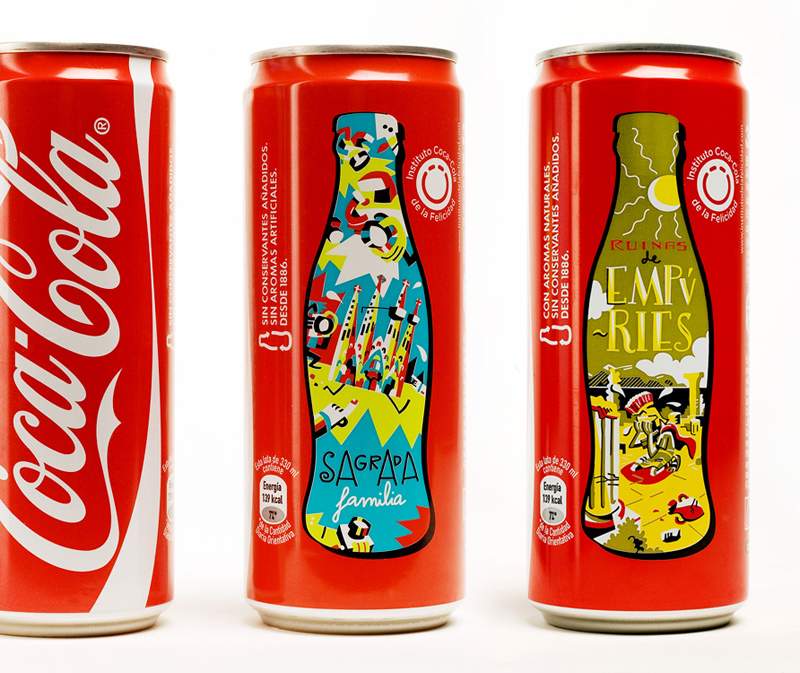 diseño de latas decoca cola de iván bravo
