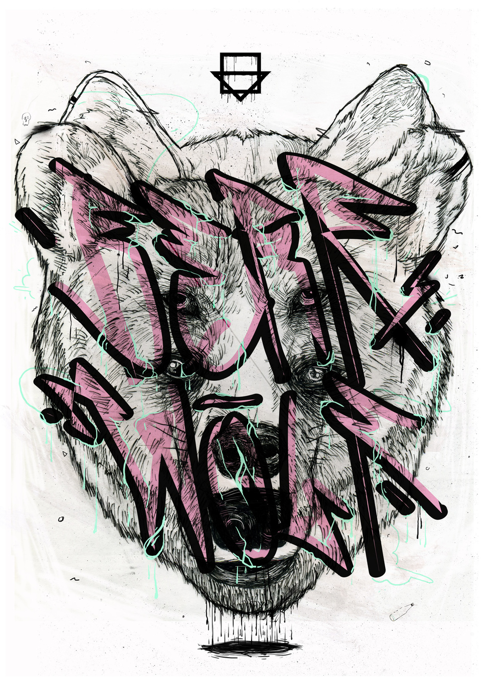 Marios-Kalaitzis-poster-oldskull-barewolfmixmedia