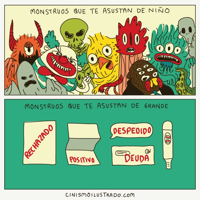 cinismo ilusterado en oldskull ilustracion 3