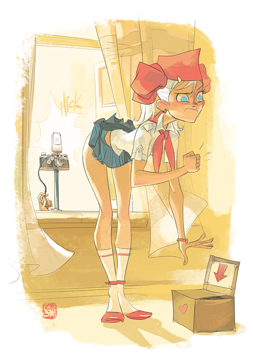 Otto-Schmidt-girl-illustrations-oldskull-9