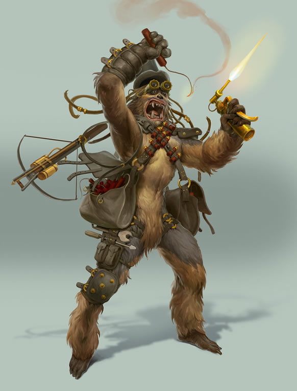 steampunk_star_wars-illustration-chewbacca-oldskull