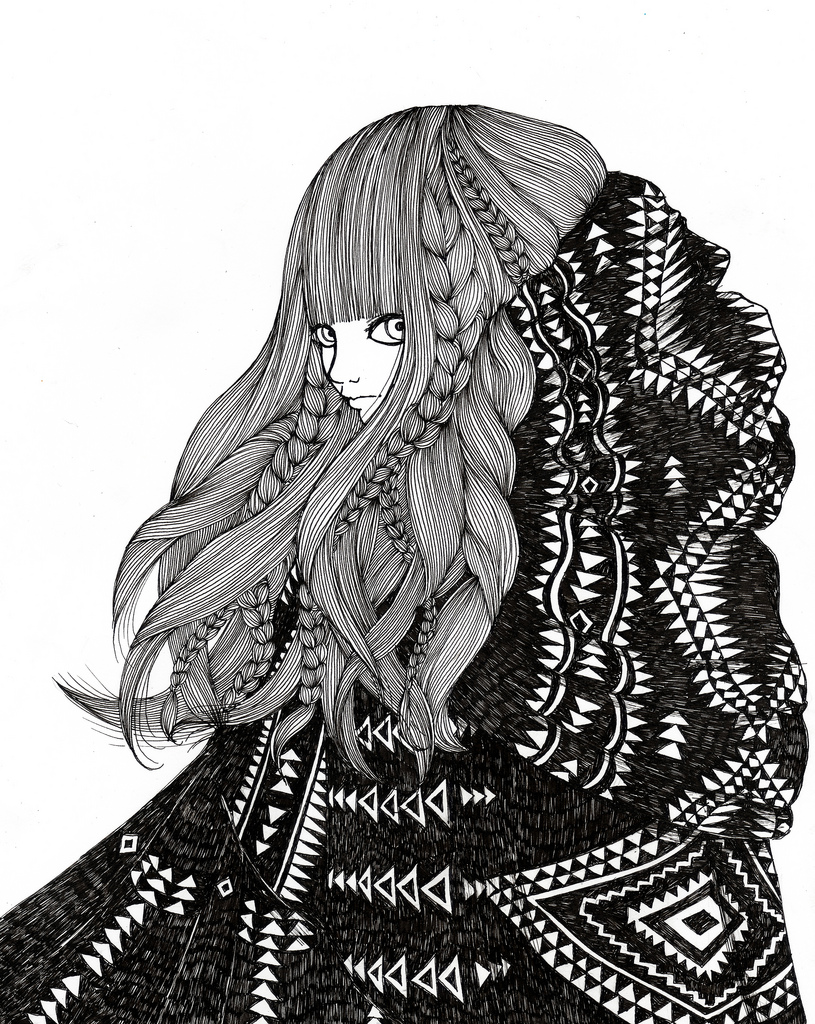 Ani castillo illustration oldskull 5