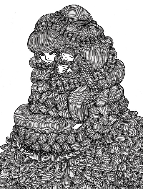Ani castillo illustration oldskull 6
