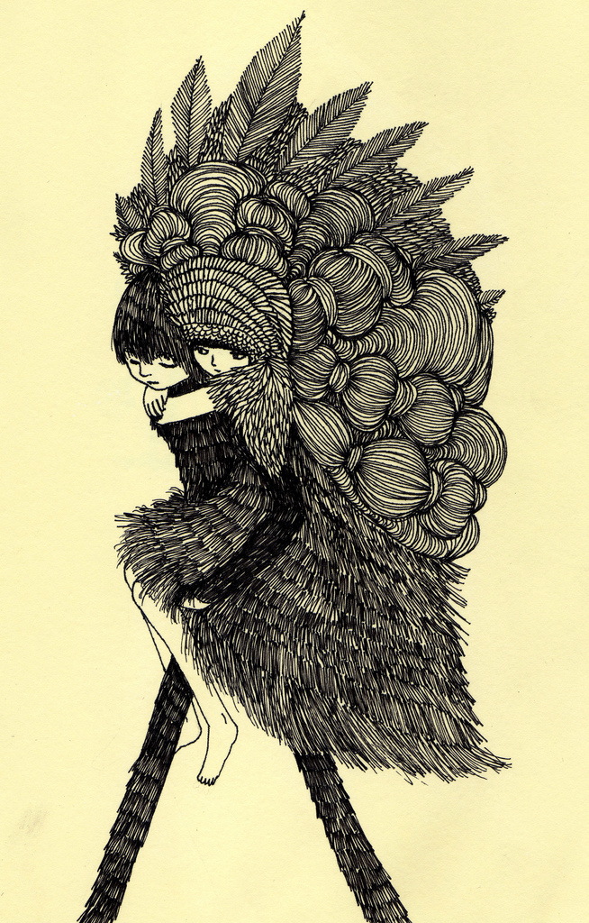 Ani castillo illustration oldskull 7