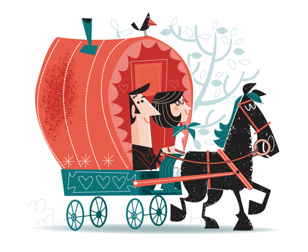 david semple illustration oldskull 1
