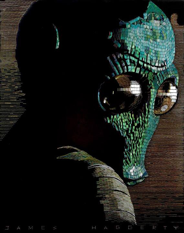 awesome star wars mosaic with staples oldskull 2