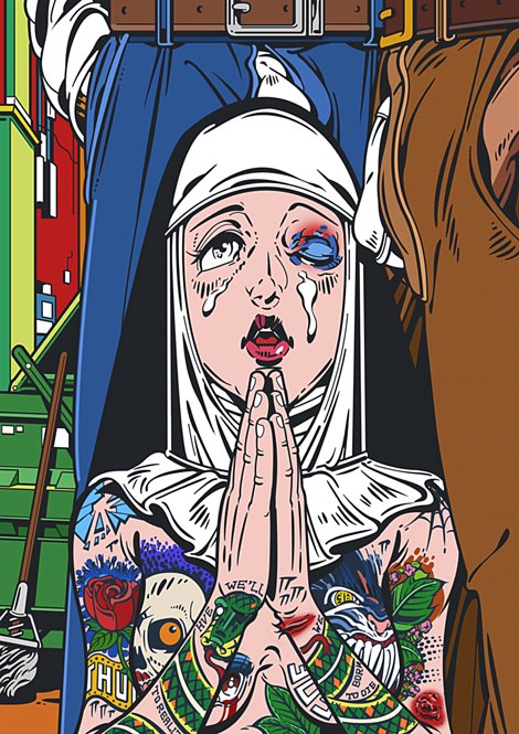 rudcef illustration oldskull 7