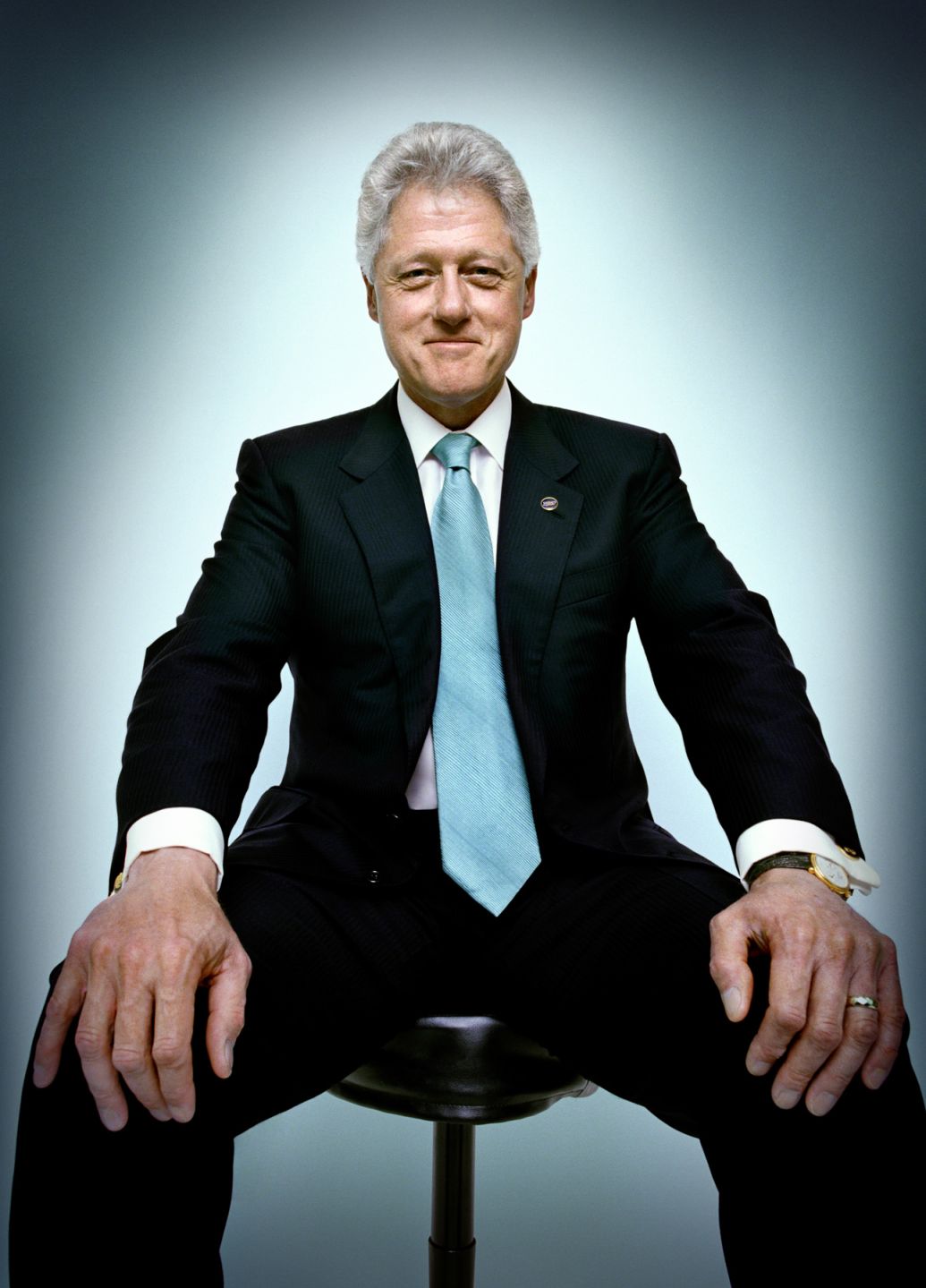 Bill Clinton portrait photography