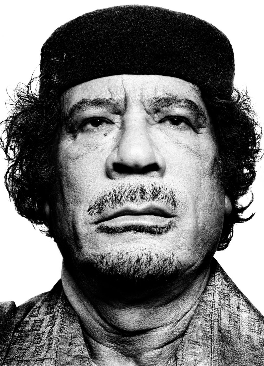 Muammar Gaddafi portrait photography