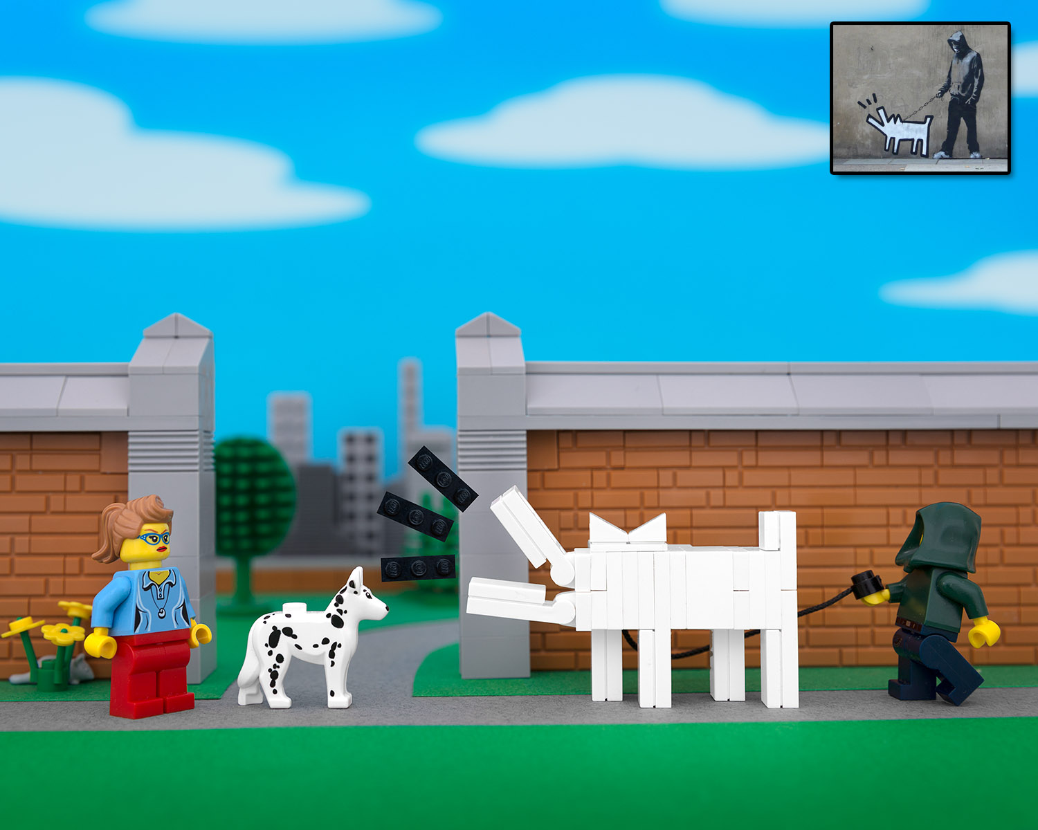 Banksy Haring Dog