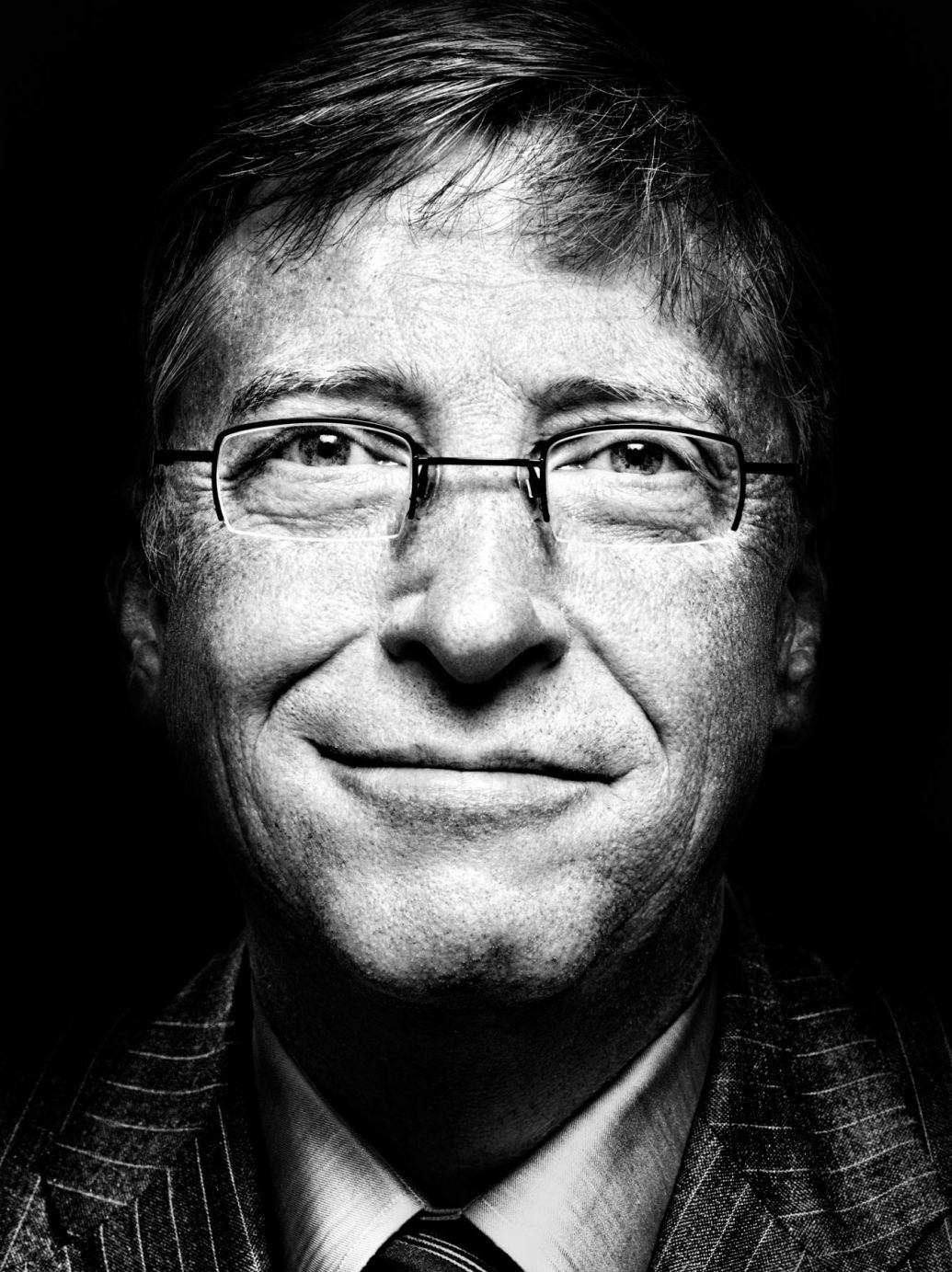 bill gates portrait photography