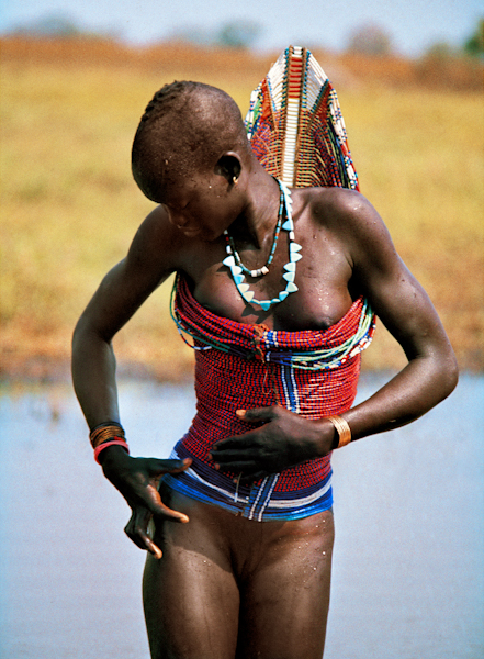 Dinka Woman in Corset