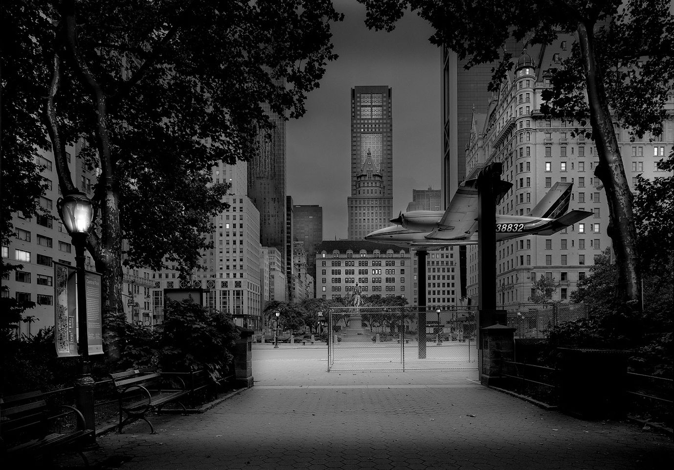 central park en la noche 0