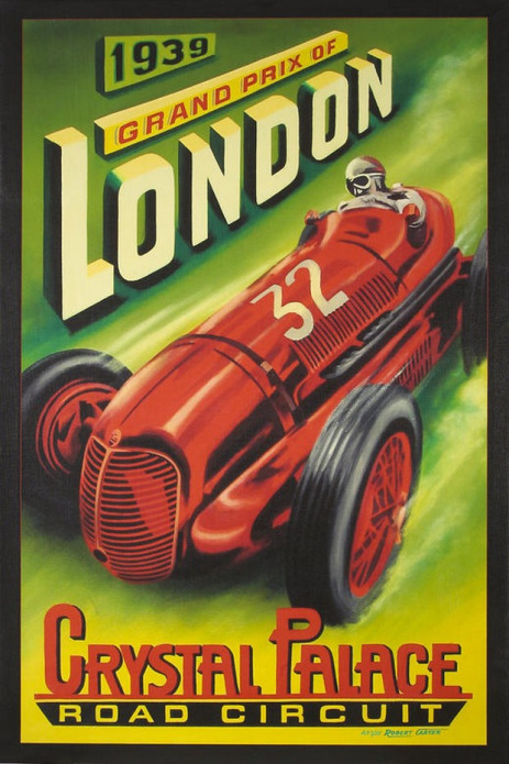 1939-london-grand-prix carteles de coches vintage