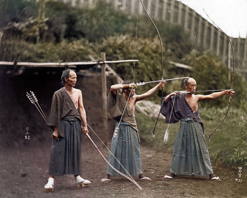 Arqueros japonenes 1860