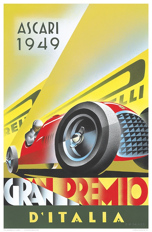 ascara 1949 careteles de carreras vintage