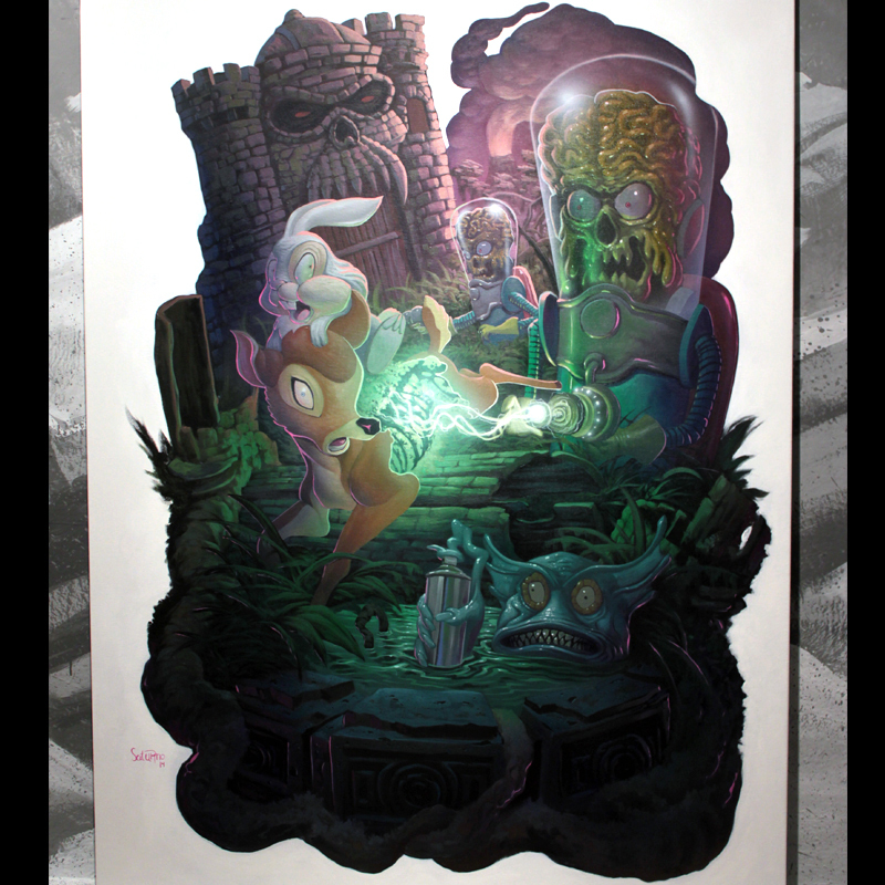 Saturno illustration graffiti 10
