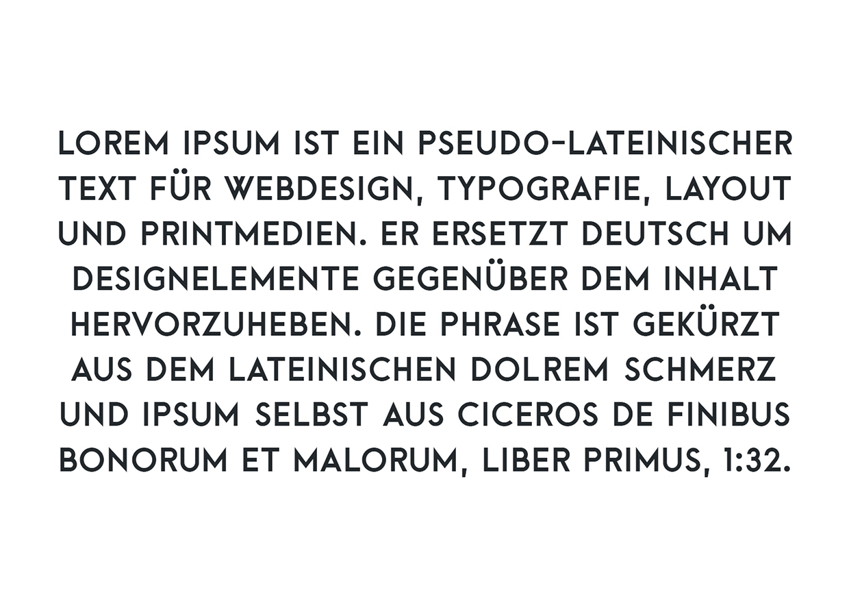 arca free font typography