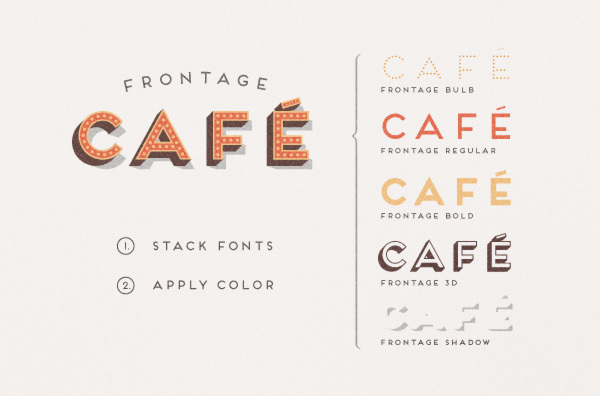 frontage free font 3
