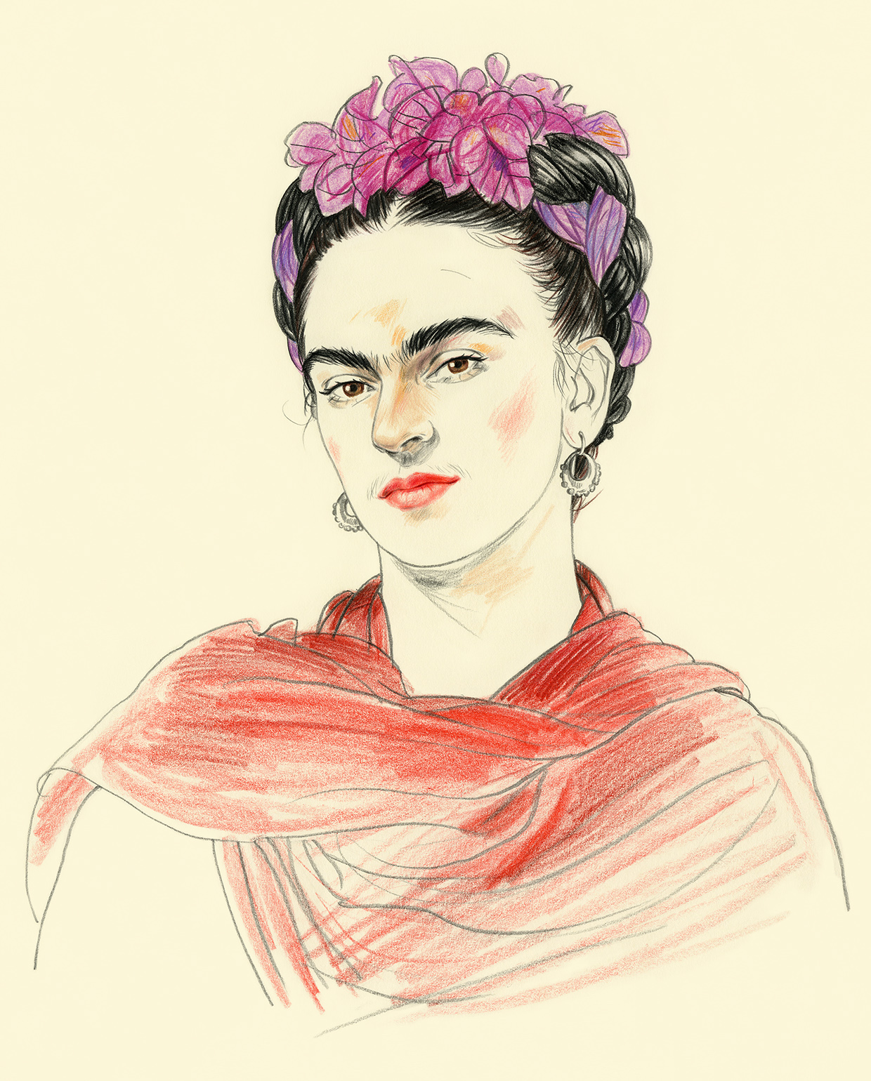 frida kahlo by Agata Marszalek