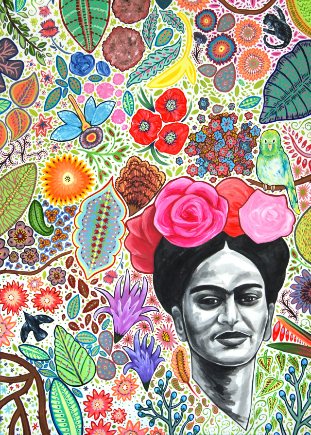 frida kahlo ilustracion jade