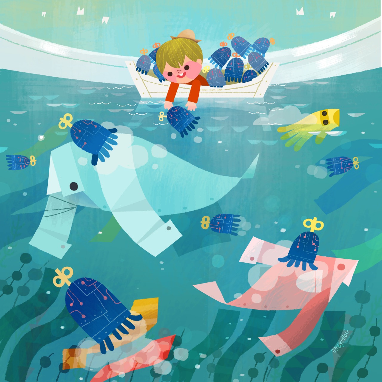 joey cho illustration sailo kid