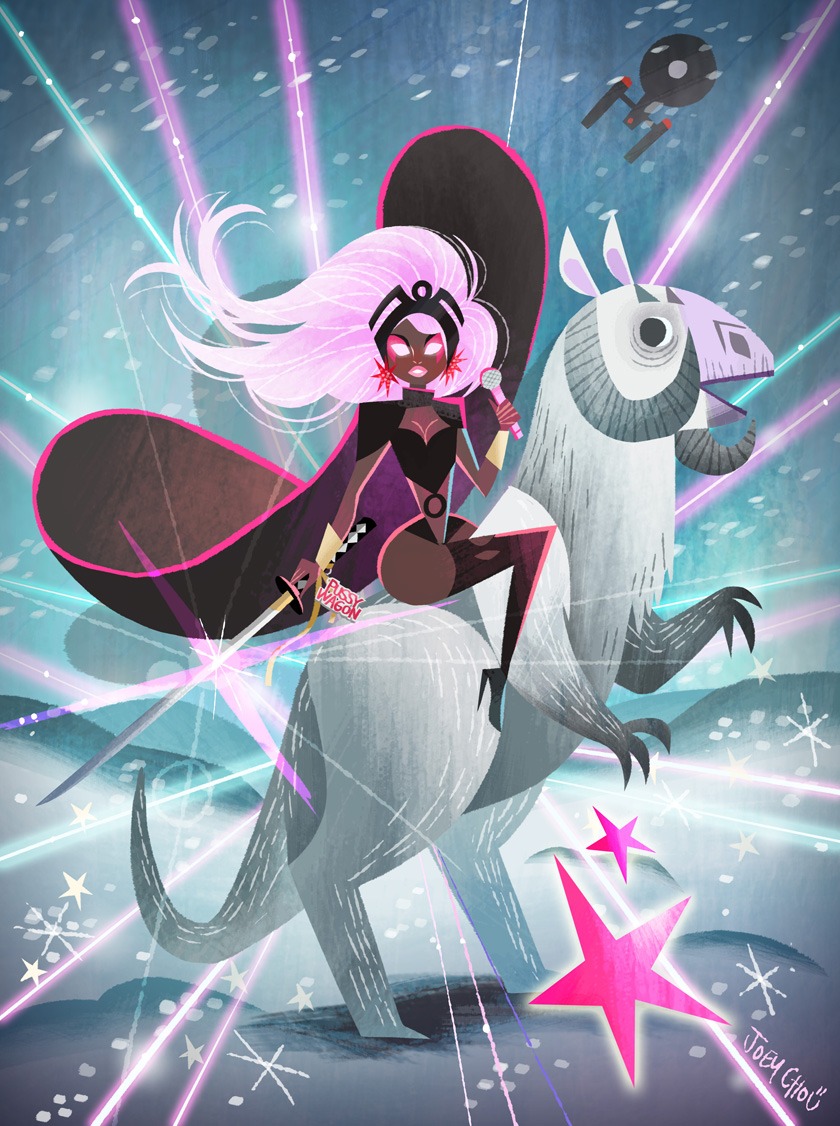 joey cho illustration storm xmen