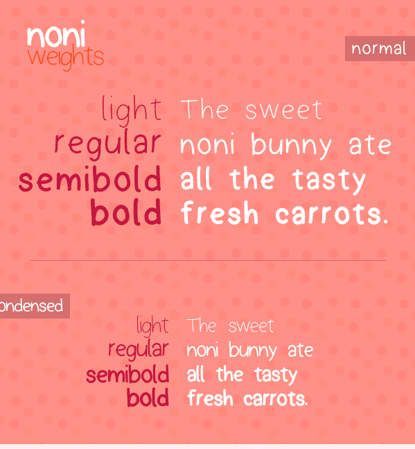 noni font 3