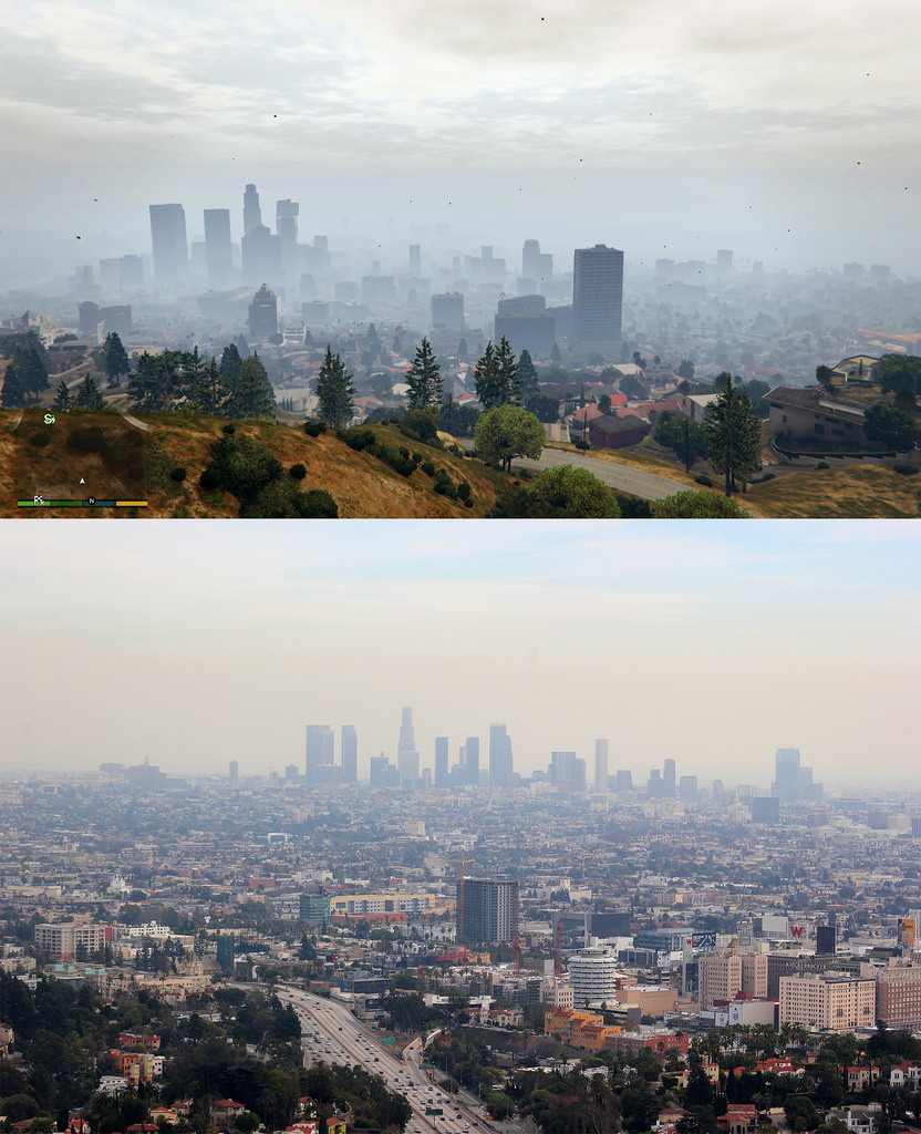 GTA V VS LOS ANGELES 1