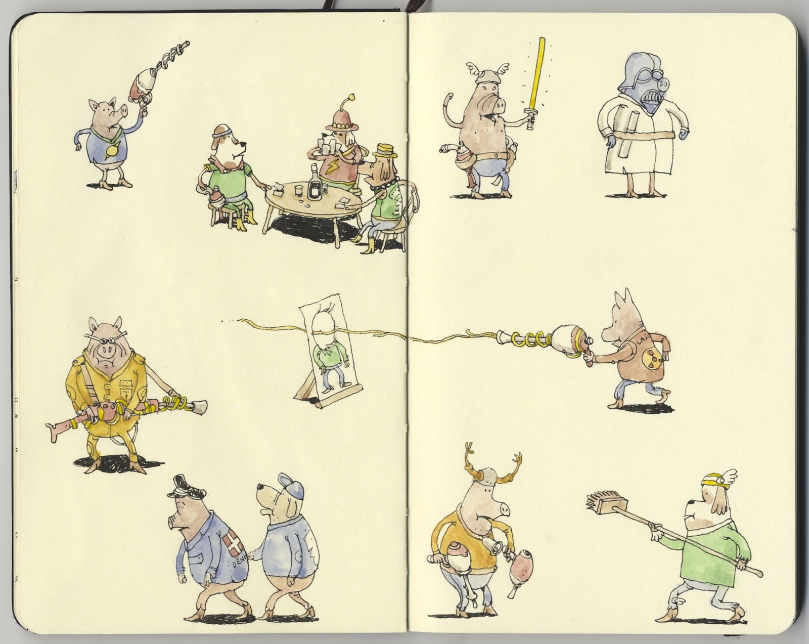 Mattias Adolfsson sketch illustration 2