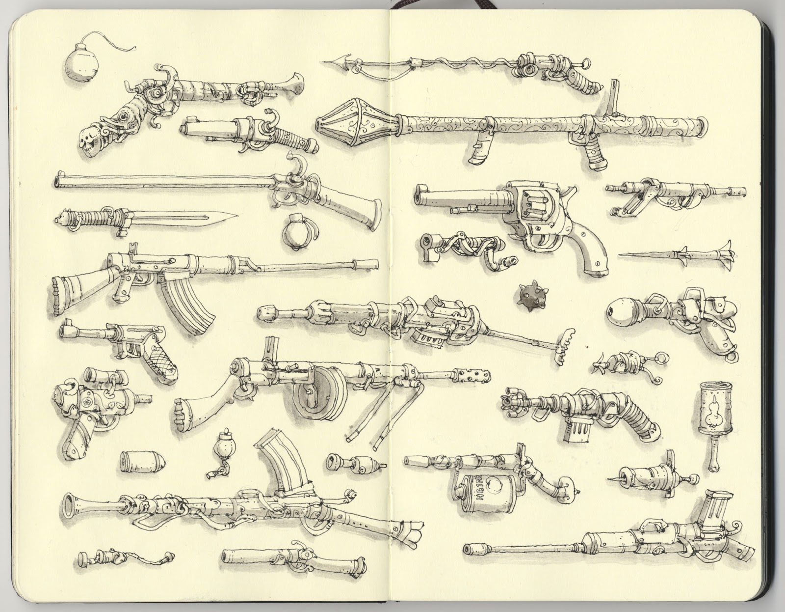 Mattias Adolfsson sketch illustration 9