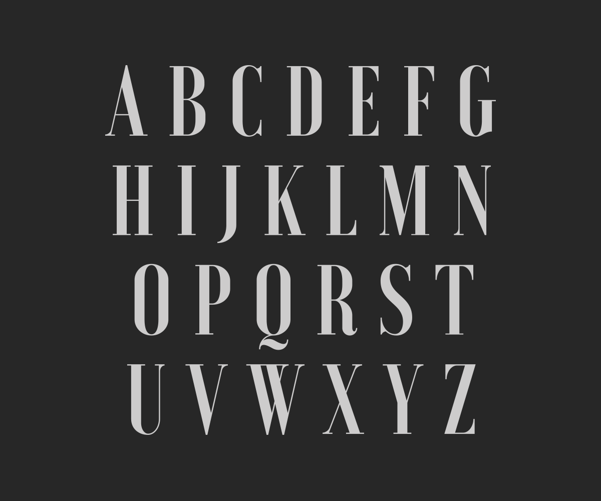 Voga free font 2