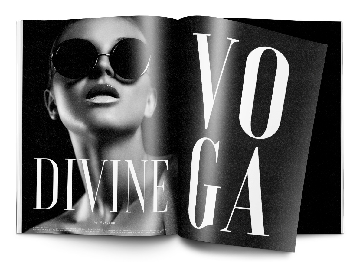 Voga free font 4