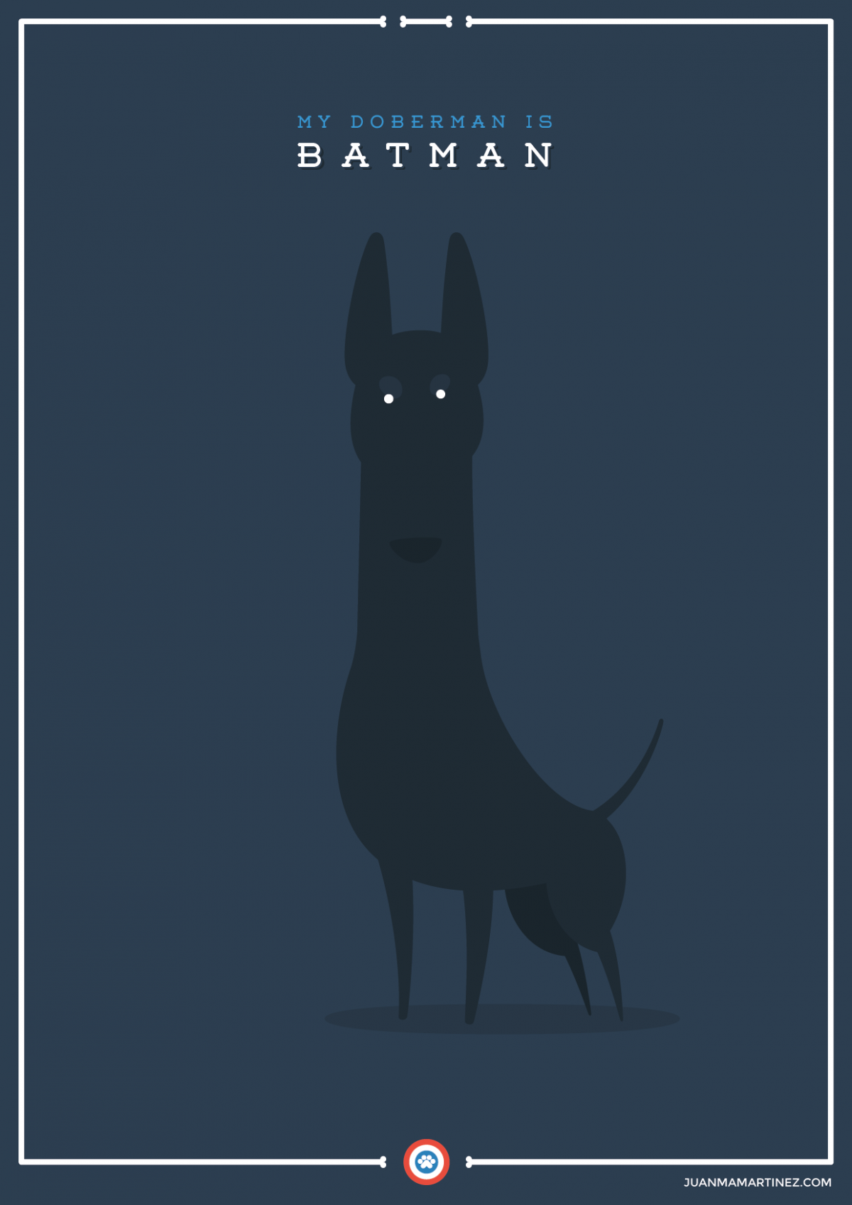 extraordinary-doggies-illustration-batman