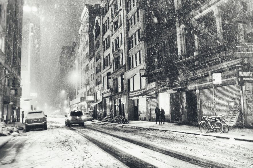 New York City - Snow - Winter Night