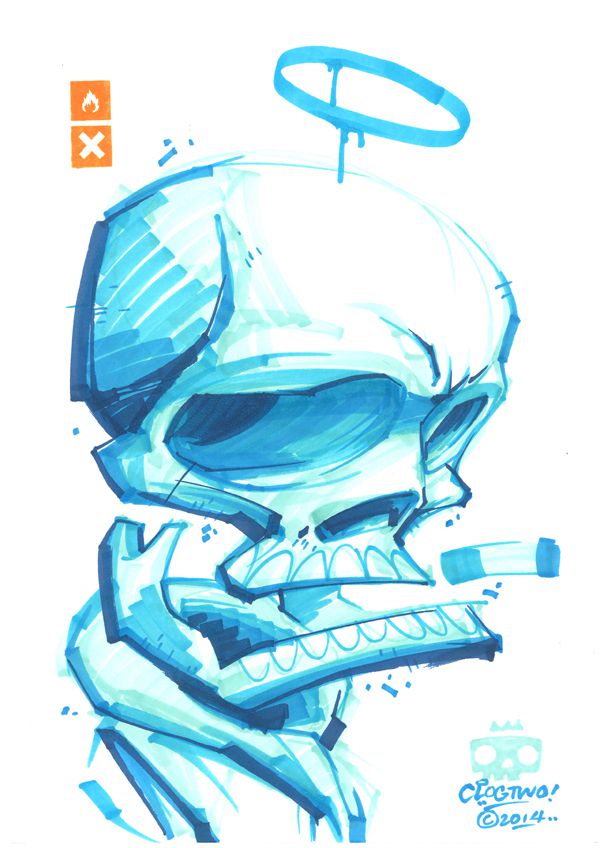 clogtwo illustration graffiti 9