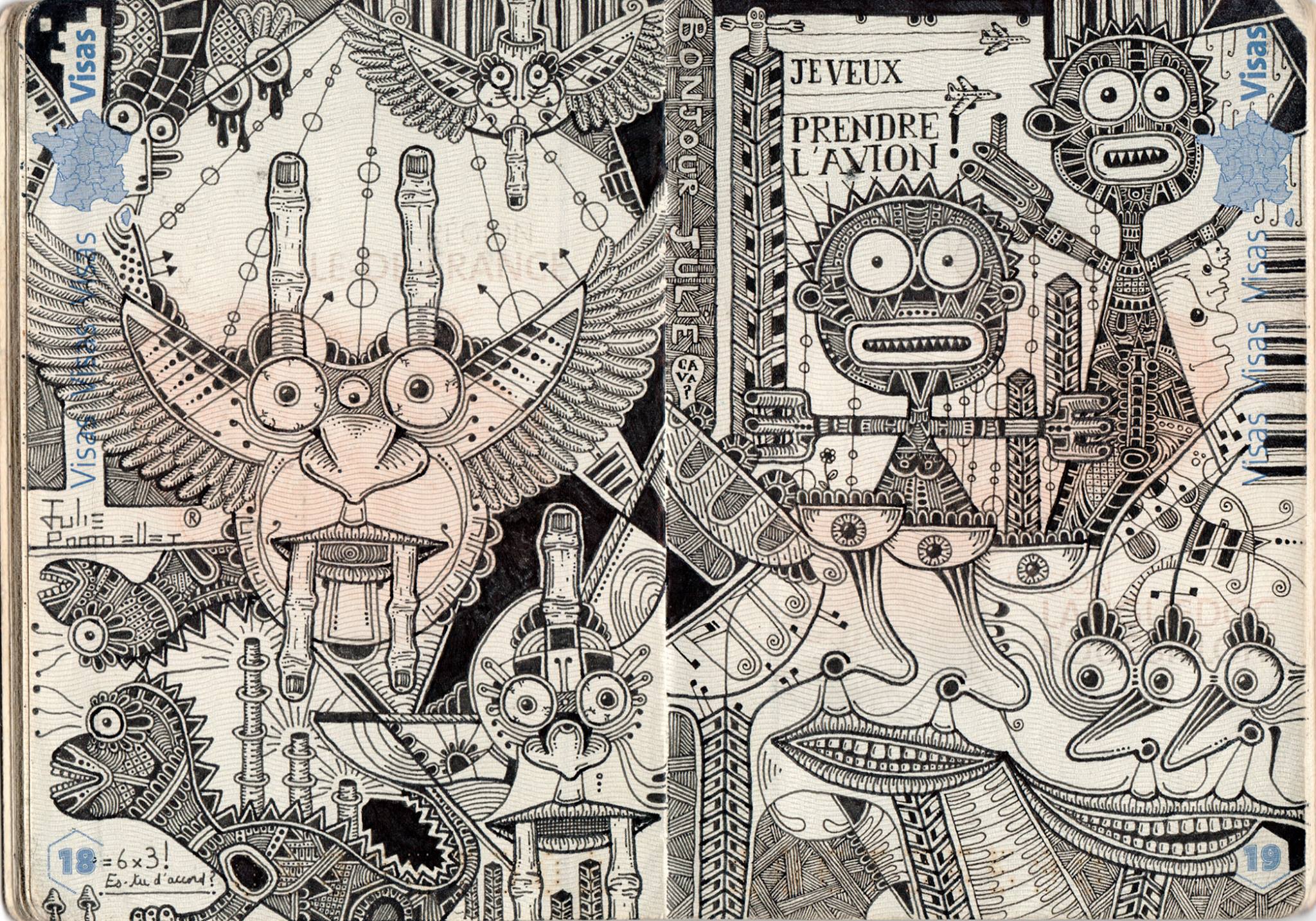 passport illustration 0