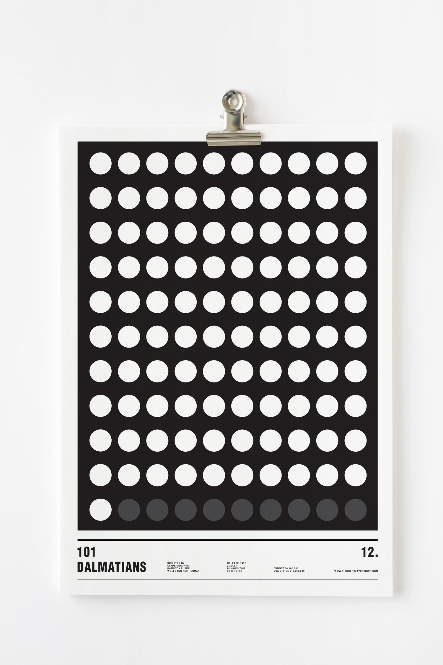 101 dalmatas minimalism