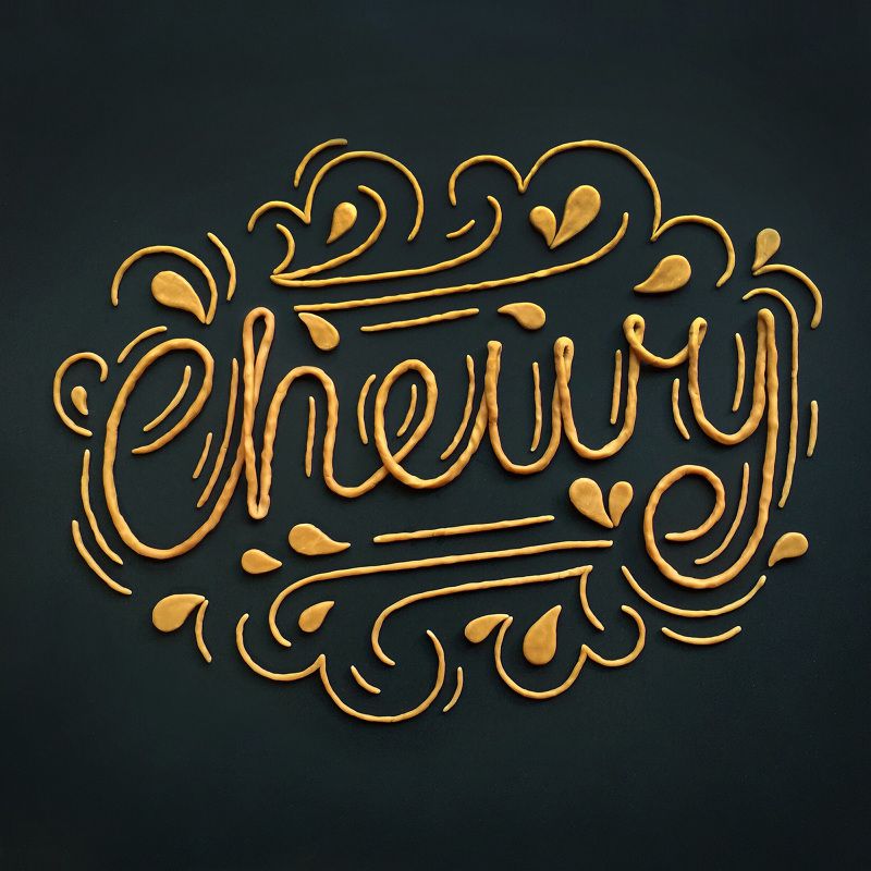 Food lettering 0