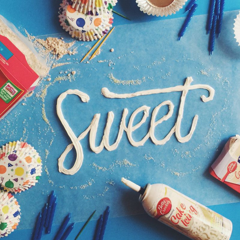 Food lettering 8