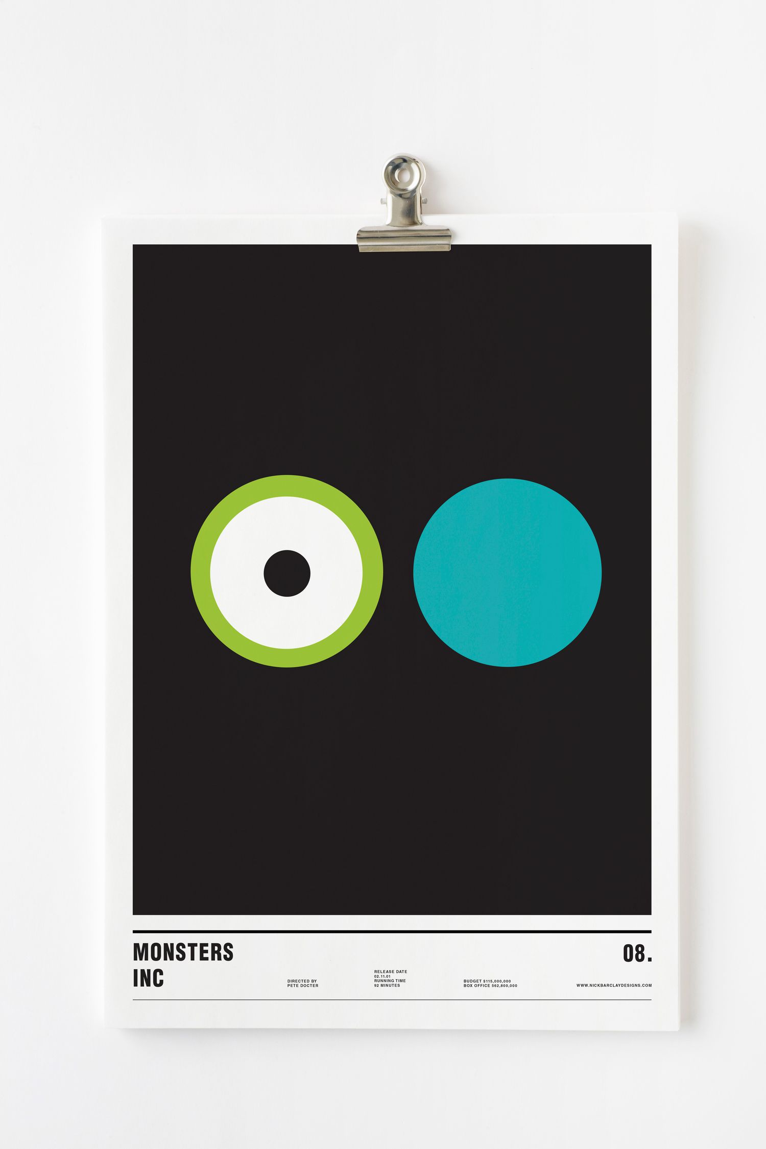 monster inc minimalism