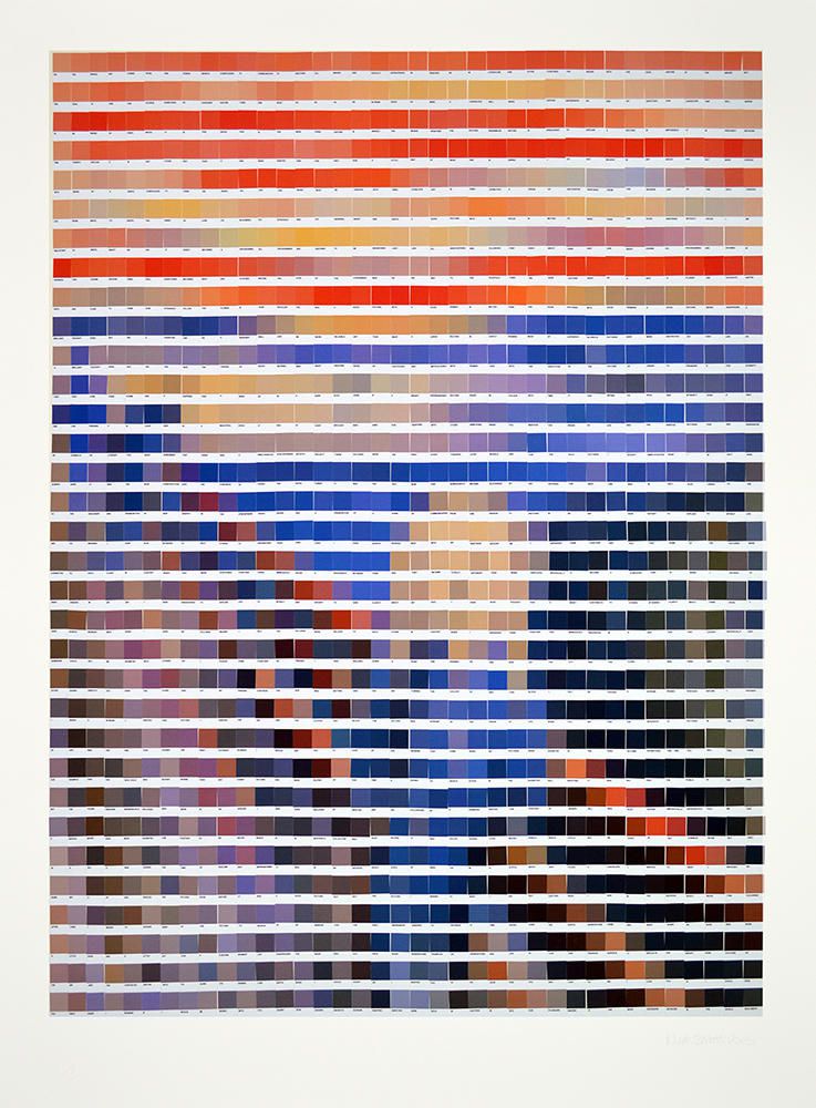 el grito con los colores pantone